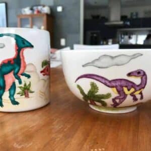 Calca Vitrificable para Porcelana 23x33cm, Diseño Número 62