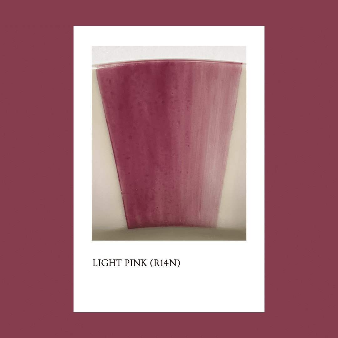 Taller de arte Verde Manzana Vajilla porcelana plato curso Pigmento Light Pink 5gr