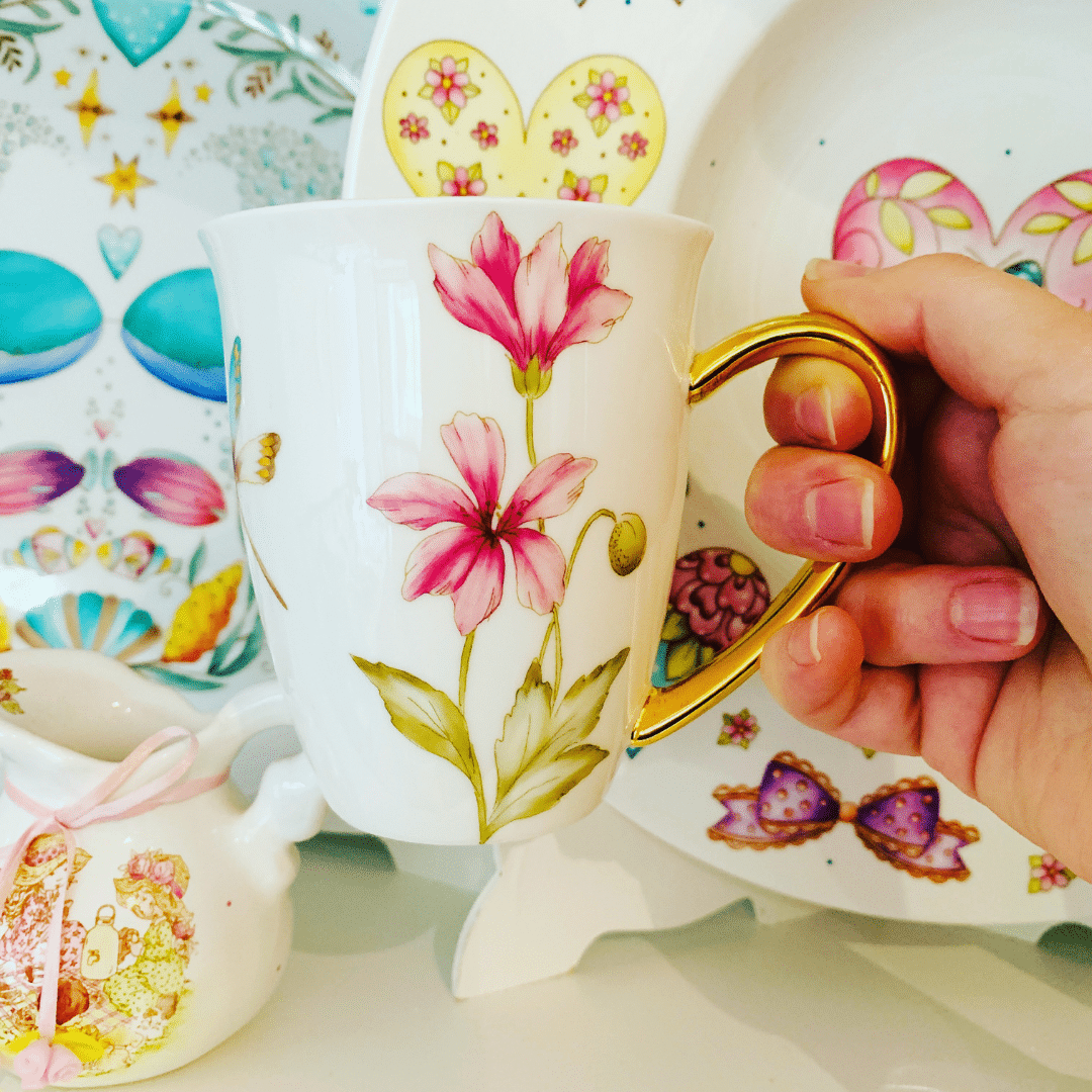 Taller de arte Verde Manzana Vajilla porcelana plato curso Clases de pintura sobre porcelana y cerámica - Imagen 11