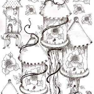 Calca Vitrificable para Porcelana 23x33cm, Diseño 156