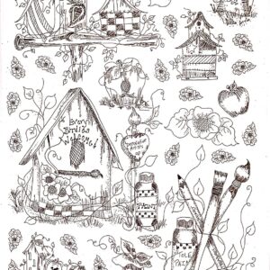 Calca Vitrificable para Porcelana 23x33cm, Diseño 152