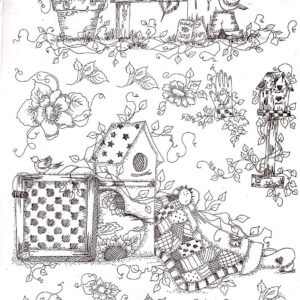 Calca Vitrificable para Porcelana 23x33cm, Diseño Número 150