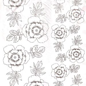 Calca Vitrificable para Porcelana 23x33cm, Diseño Número 177