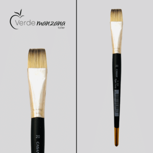 Pincel Serie 900 Número 20 Tiger Toray. Pelo Sintético. Mango Negro.