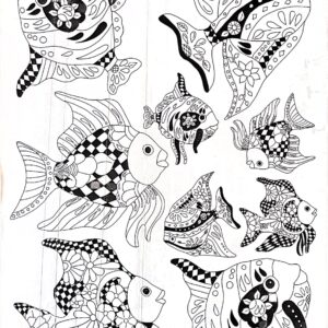 Calca Vitrificable para Porcelana 23×33 cm, Diseño Número 78