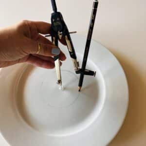 Compás para porcelana (LÁPIZ NO INCLUÍDO)