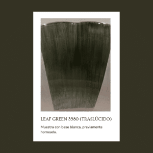 Pigmento para vidrio/cristal Leaf green 3580 (Traslúcido) 5 gr.
