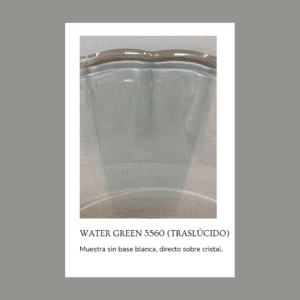 Pigmento para vidrio/cristal Water green 3560 (Traslúcido) 5 gr.