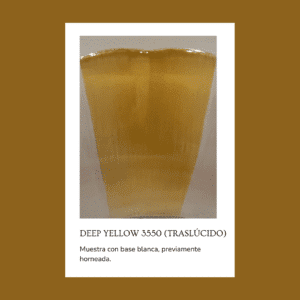 Pigmento para vidrio/cristal Deep Yellow 3550 (Traslúcido) 5 gr.