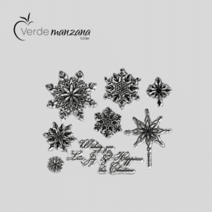 Sello para porcelana, diseño navidad, medida 12 x 10,5 cm.