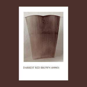 Pigmento para vidrio/cristal Darkest Red Brown 6980 (Opaque) 5 gr.