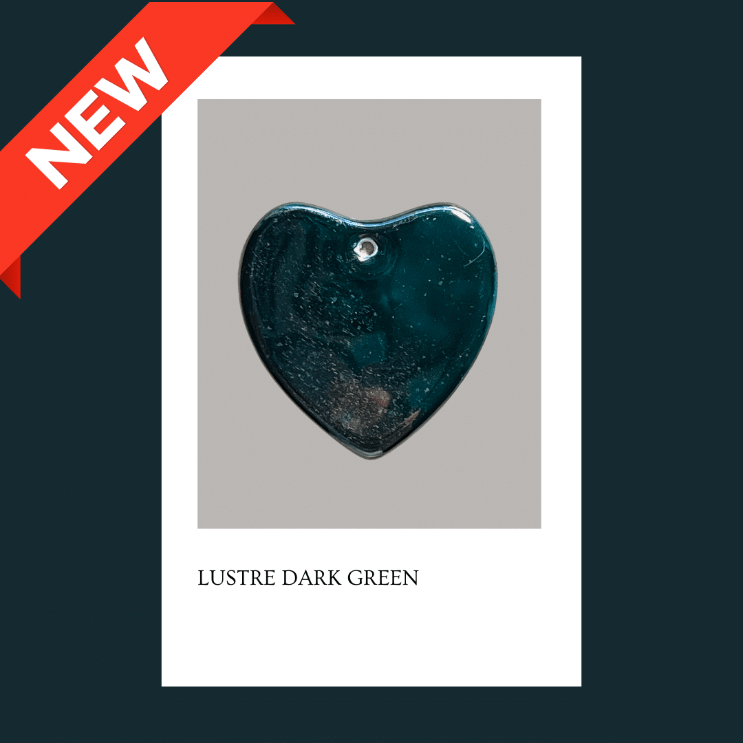 Taller de arte Verde Manzana Vajilla porcelana plato curso Lustres para Porcelana Dark Green 5 gs.