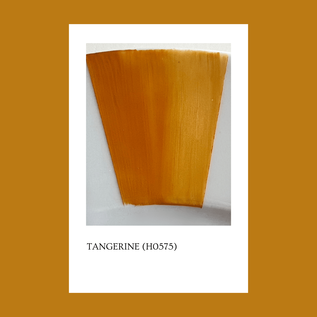 Taller de arte Verde Manzana Vajilla porcelana plato curso Pigmento Tangerine 5gr