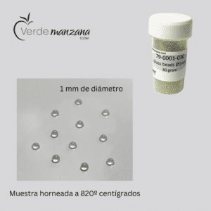 Perlas de cristal 1mm. 30 gs.