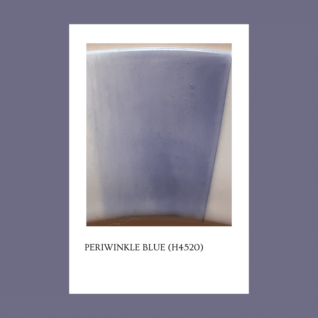 Taller de arte Verde Manzana Vajilla porcelana plato curso Pigmento Periwinkle blue 5 grs