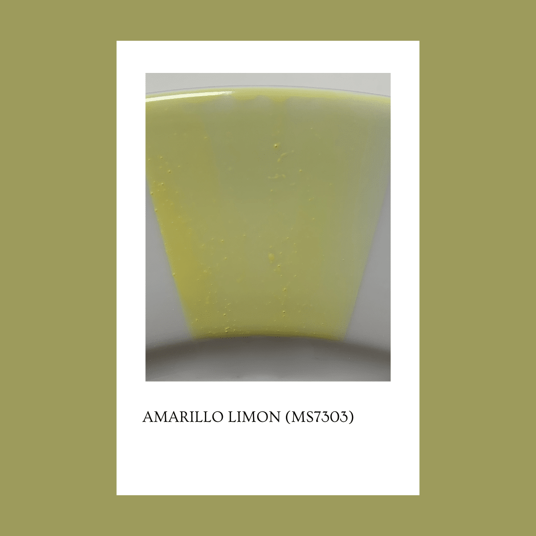 Taller de arte Verde Manzana Vajilla porcelana plato curso Pigmento Amarillo Limón 5 gr