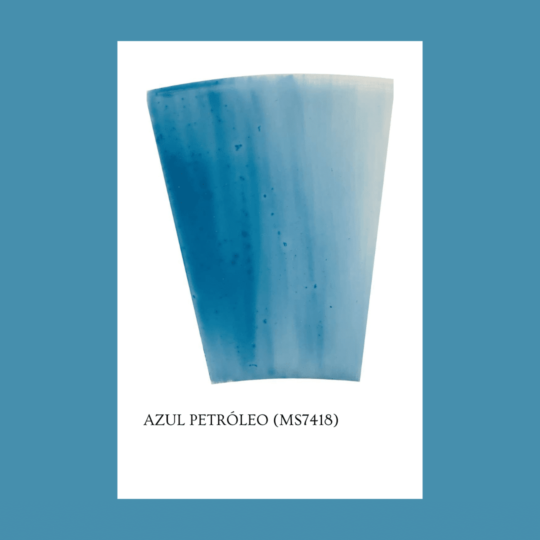 Taller de arte Verde Manzana Vajilla porcelana plato curso Pigmento Azul Petróleo 5 gr