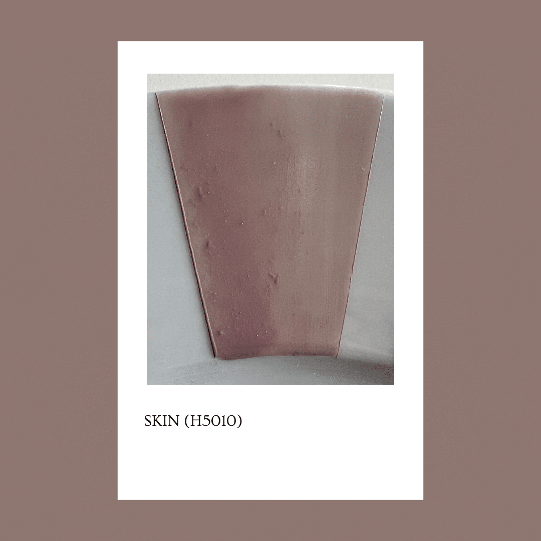 Taller de arte Verde Manzana Vajilla porcelana plato curso Pigmento Skin 5 grs