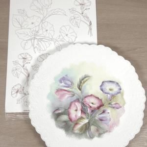 Calca Vitrificable para Porcelana, Diseño 169 Premium