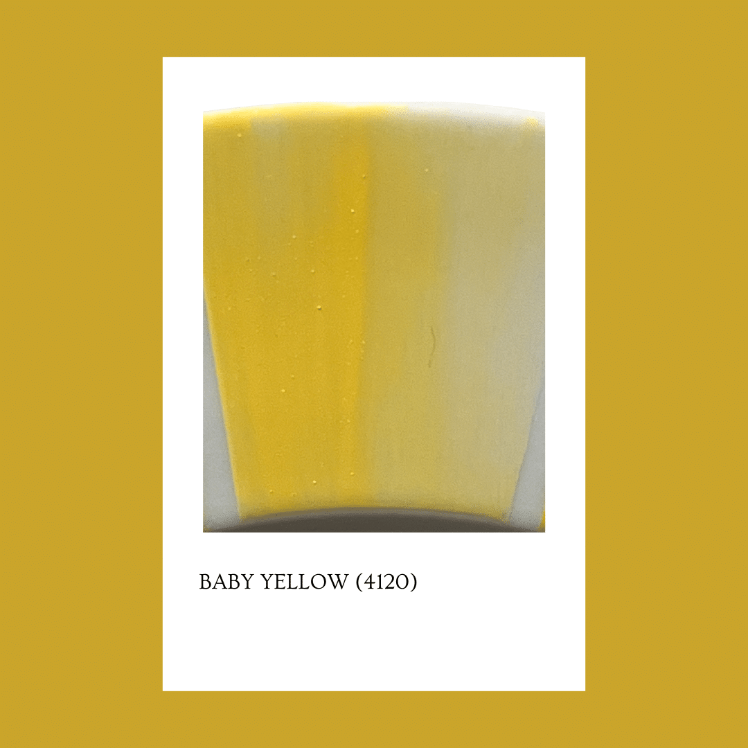 Taller de arte Verde Manzana Vajilla porcelana plato curso Pigmento Baby Yellow 5gr