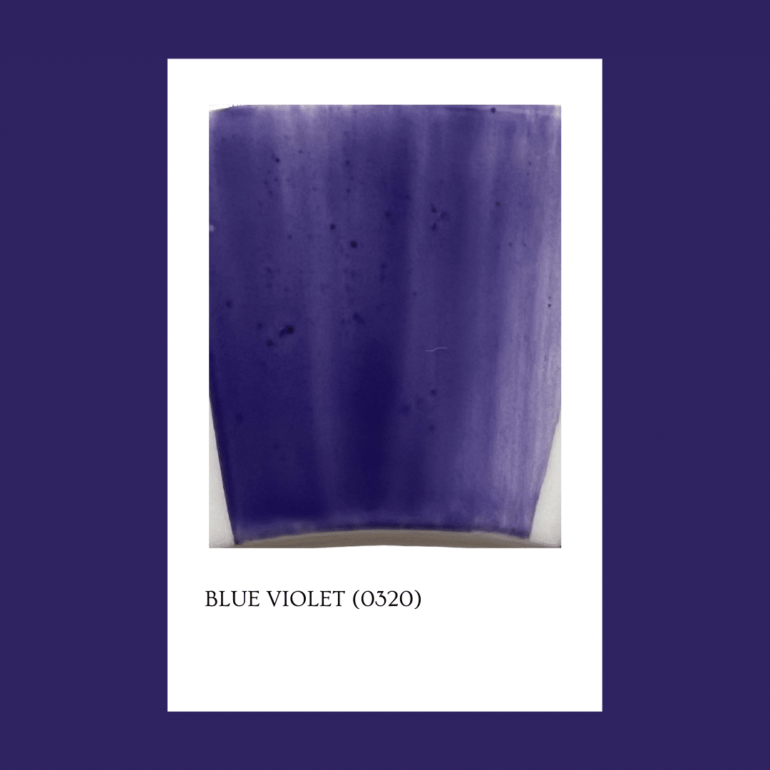 Taller de arte Verde Manzana Vajilla porcelana plato curso Pigmento Blue Violet 5gr