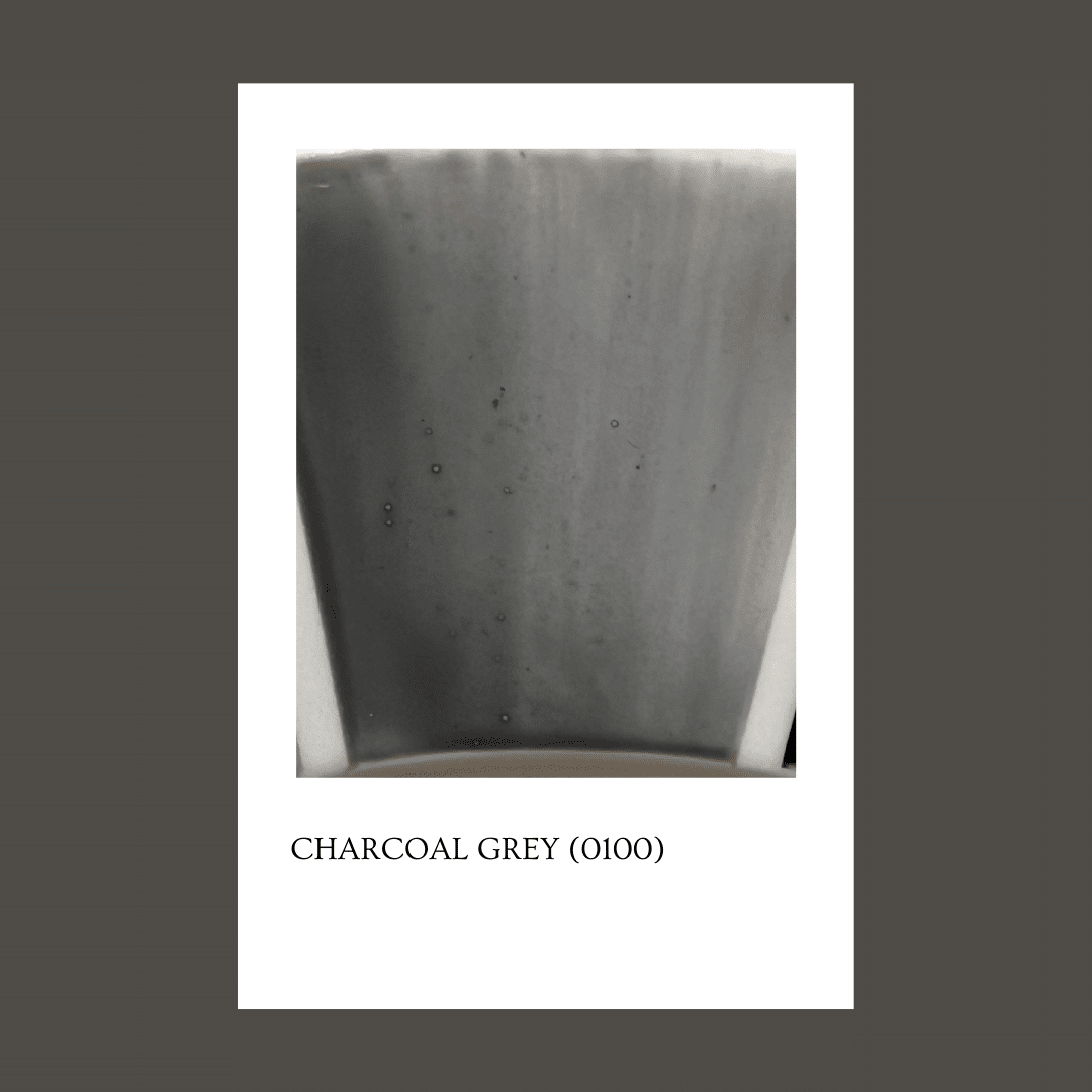 Taller de arte Verde Manzana Vajilla porcelana plato curso Pigmento Charcoal Grey 5 gr