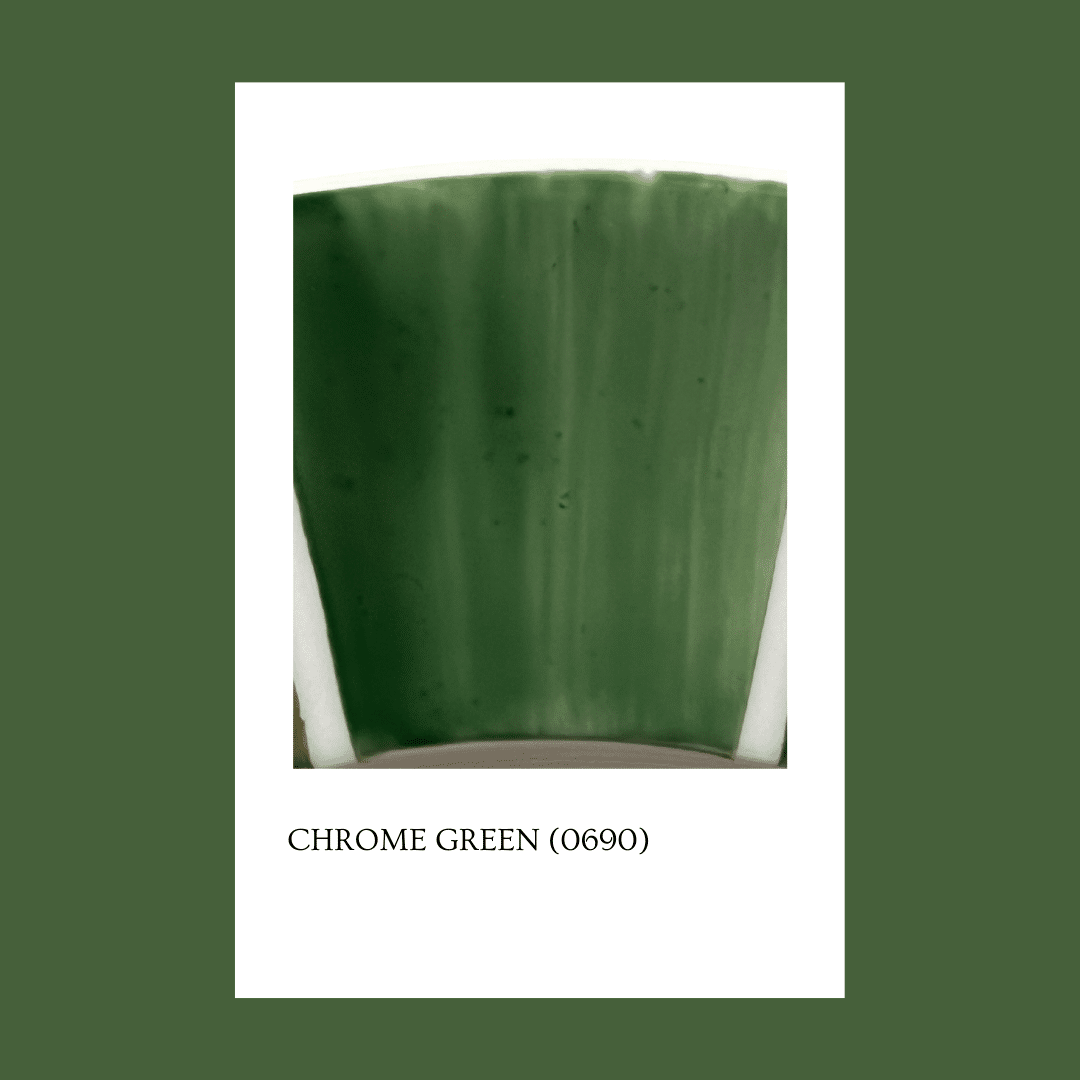 Taller de arte Verde Manzana Vajilla porcelana plato curso Pigmento Chrome Green 5gr