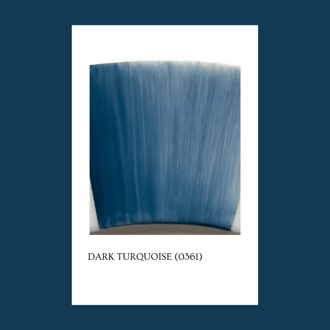 Taller de arte Verde Manzana Vajilla porcelana plato curso Pigmento Dark Turquoise (R36) 5 gr