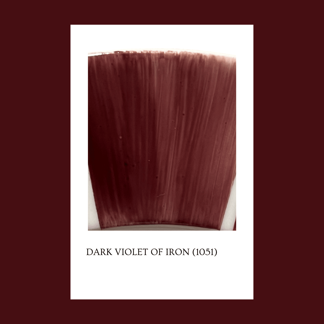 Taller de arte Verde Manzana Vajilla porcelana plato curso Pigmento Dark Violet of Iron - 5gr