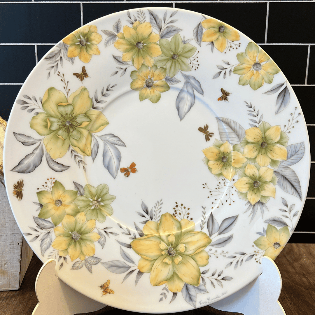 Taller de arte Verde Manzana Vajilla porcelana plato curso Nueva - Calca vitrificable para porcelana diseño 188 - Calidad Premium - Imagen 2