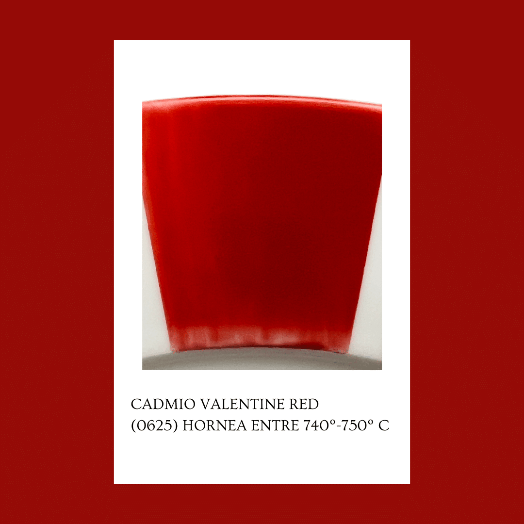 Taller de arte Verde Manzana Vajilla porcelana plato curso Pigmento Valentine Red 5gr. CON CADMIO