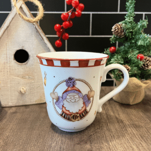 Taza Noel con cinturón 9,5cm alto “ÚLTIMA”