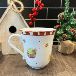Taza Noel con cinturón 9,5cm alto “ÚLTIMA”