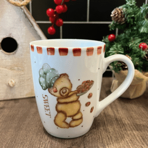 Taza osito gorro cheff SWEET “ÚLTIMA” 10cm alto