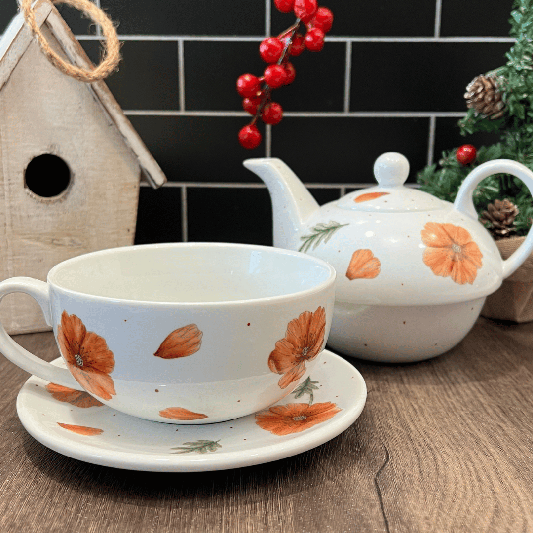 Taller de arte Verde Manzana Vajilla porcelana plato curso Nueva - Calca vitrificable para porcelana diseño 189 POPPY - Calidad Premium - Imagen 6
